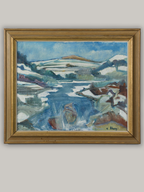Blue Mountain Landscape