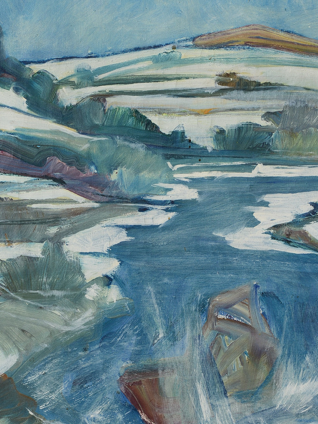 Blue Mountain Landscape