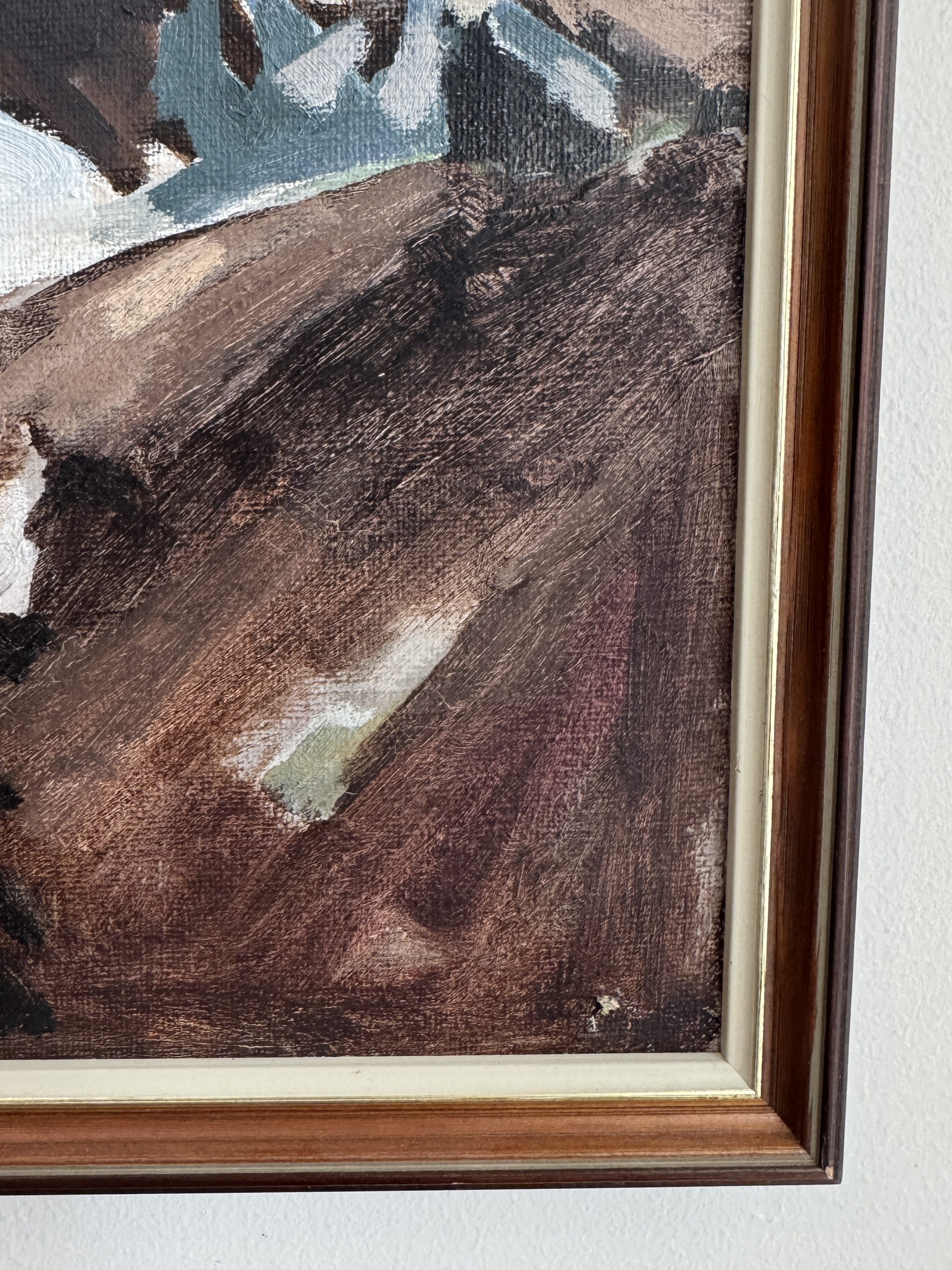 Brown mountain landscape