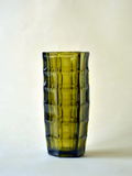 Olive coloured vase